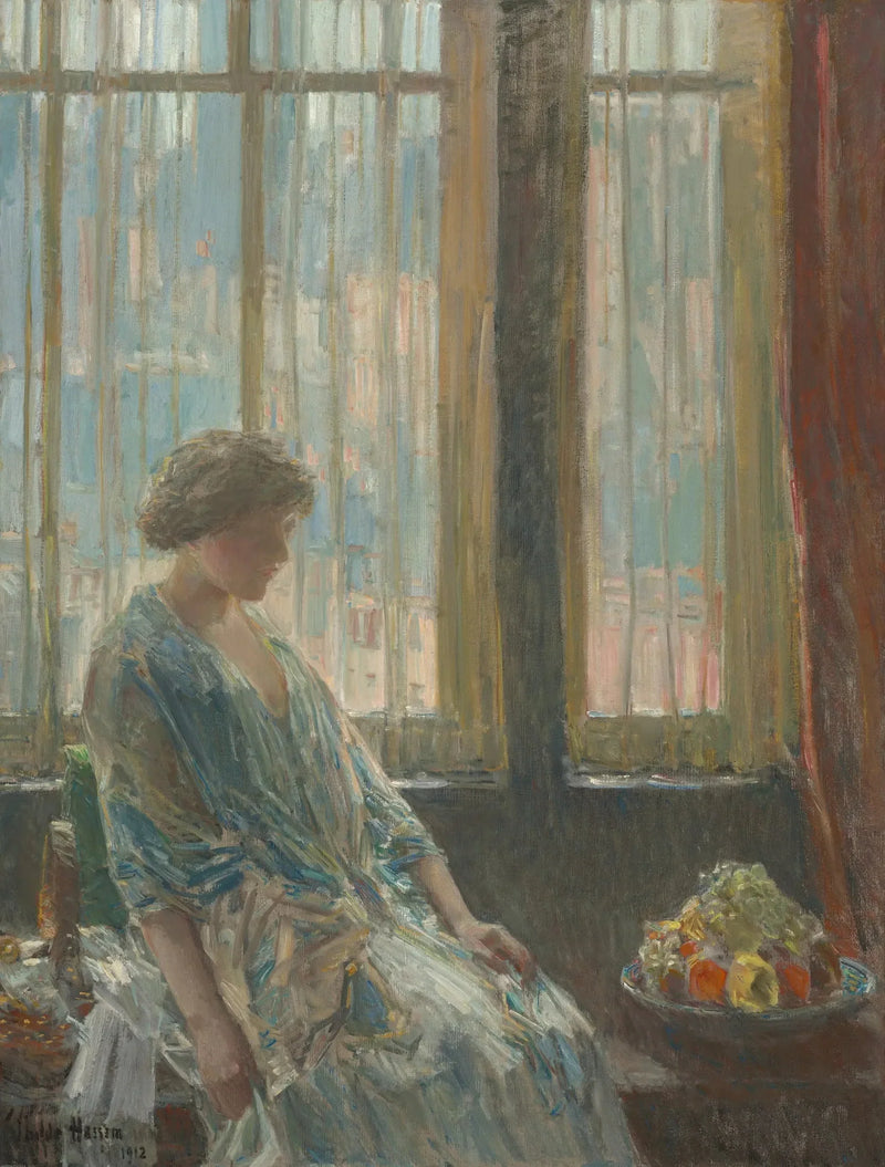 New York Penceresi - Childe Hassam