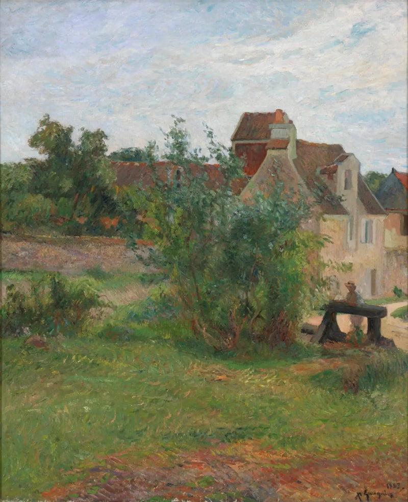 Osny'deki Busagny Çiftliği - Paul Gauguin