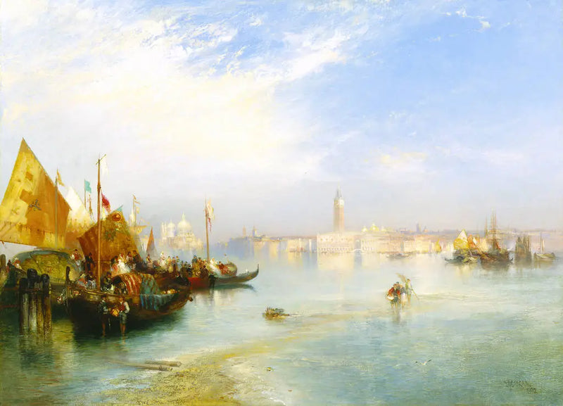 Balıkçının Düğün Kutlaması - Thomas Moran