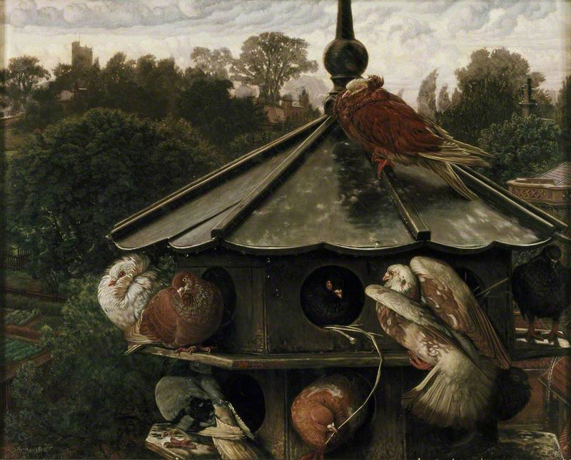 Saint Swithin Bayramı (Güvercinlik) - William Holman Hunt