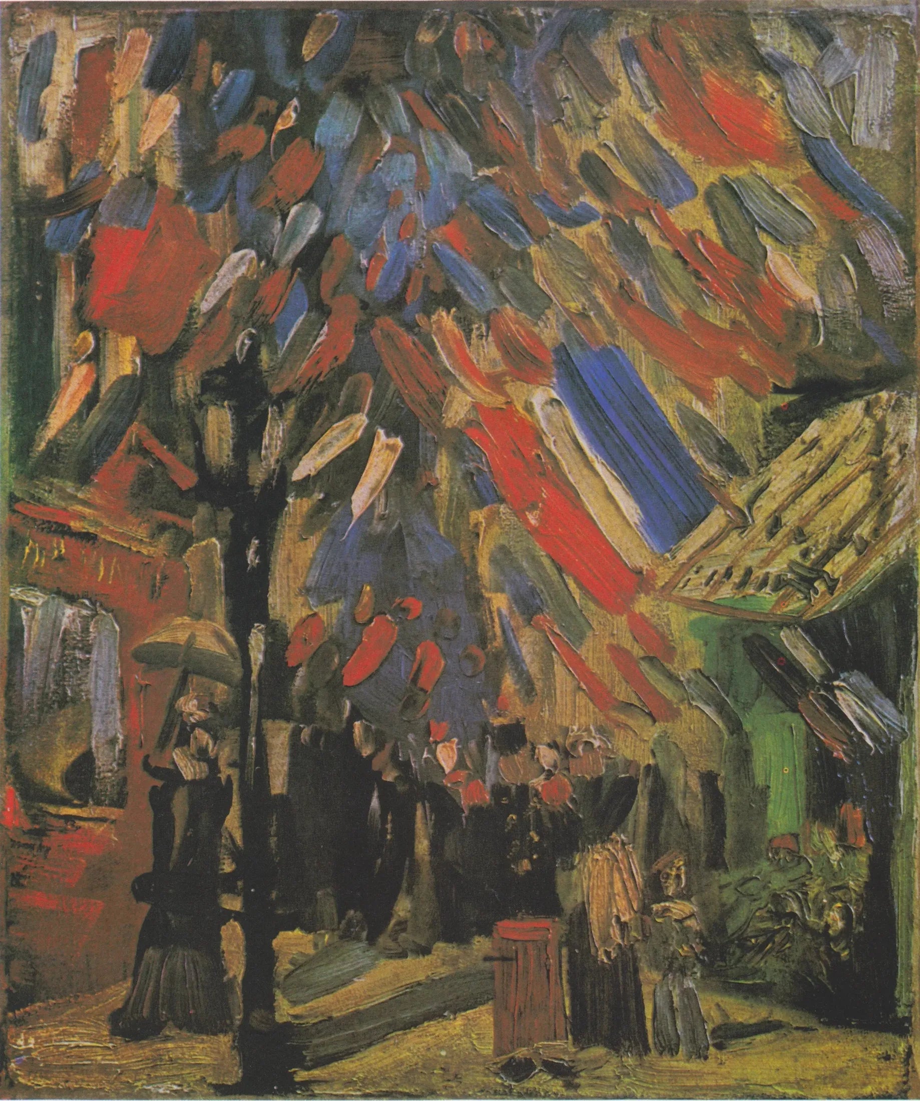 La Fête du 14 juillet à Paris - Vincent van Gogh image 1 reproduction de peinture à l’huile