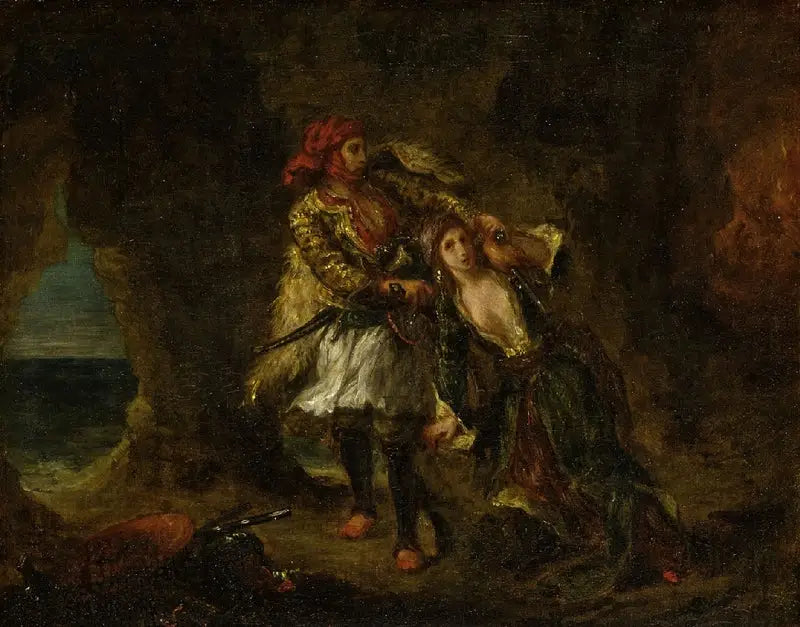 Abydos'un Gelini - Eugène Delacroix