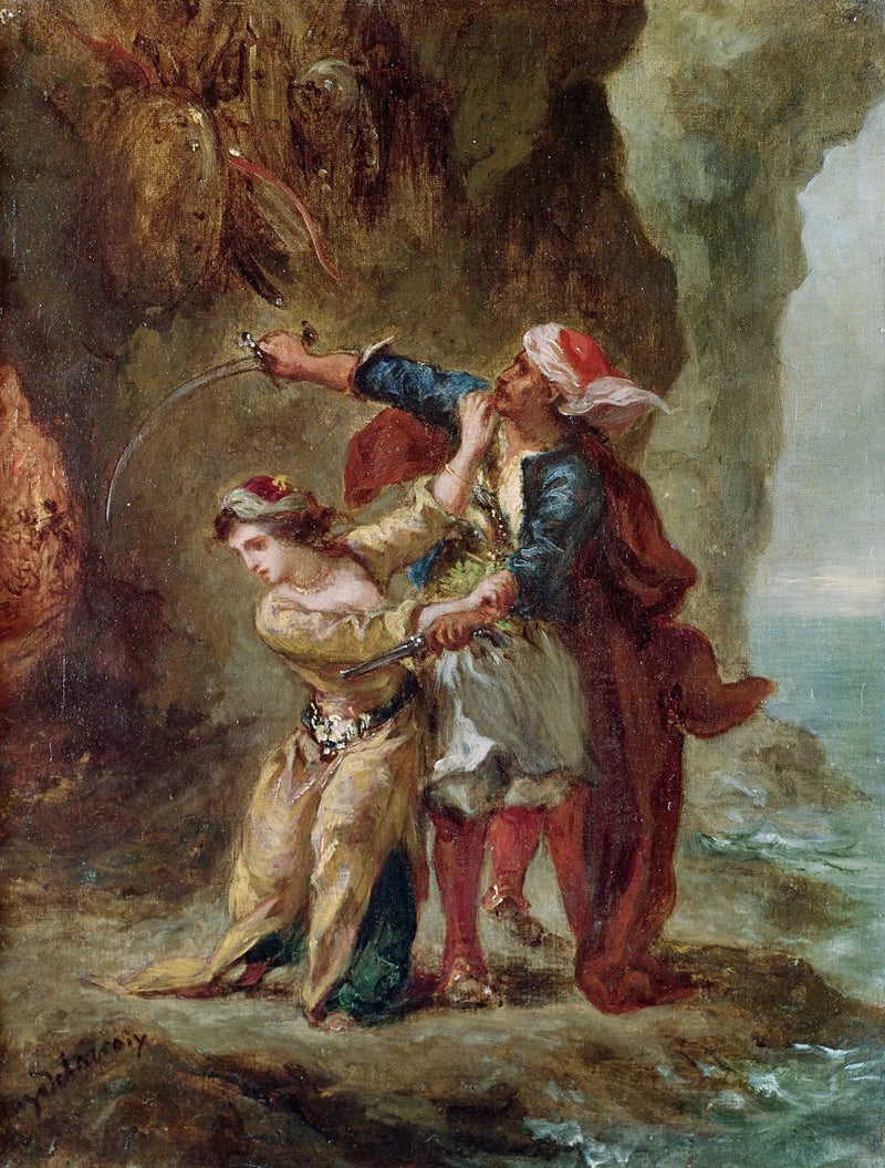 Abydos'un Gelini - Eugène Delacroix