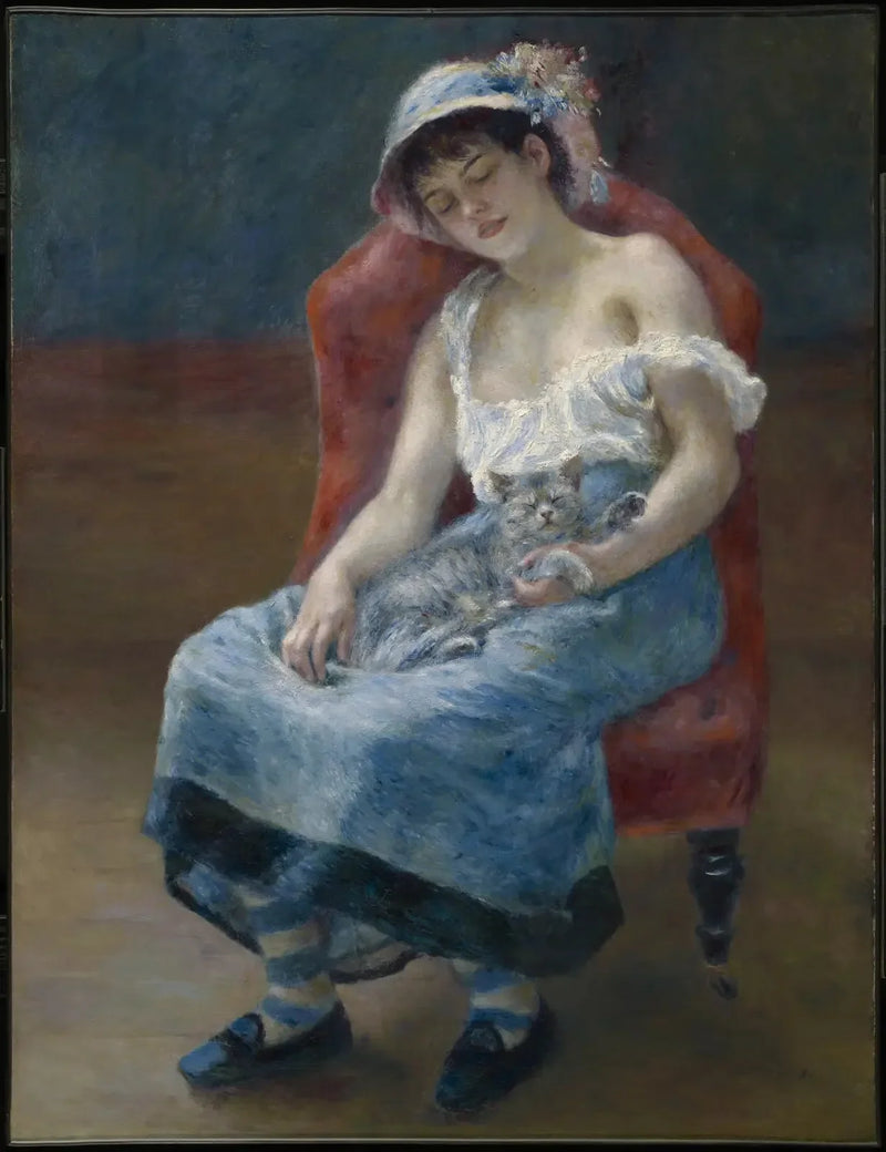 Kedi ile Kız - Pierre-Auguste Renoir