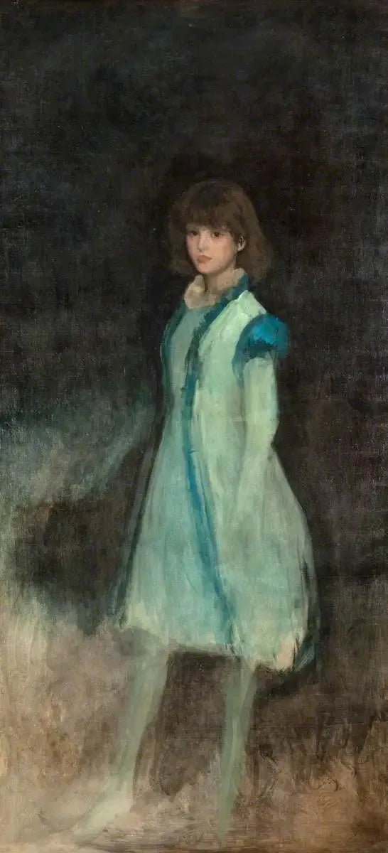 Mavi Kız: Connie Gilchrist - James Abbott McNeill Whistler