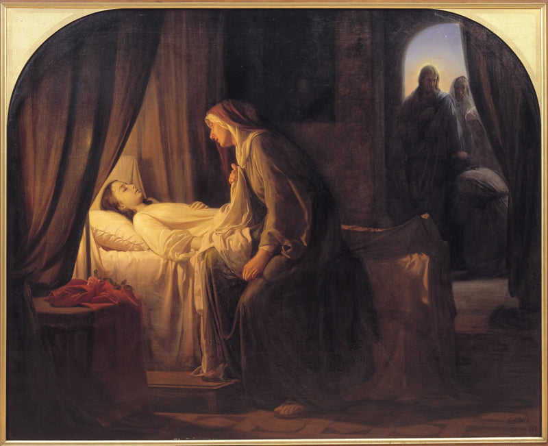 Jaïrus'un Kızı - Carl Heinrich Bloch