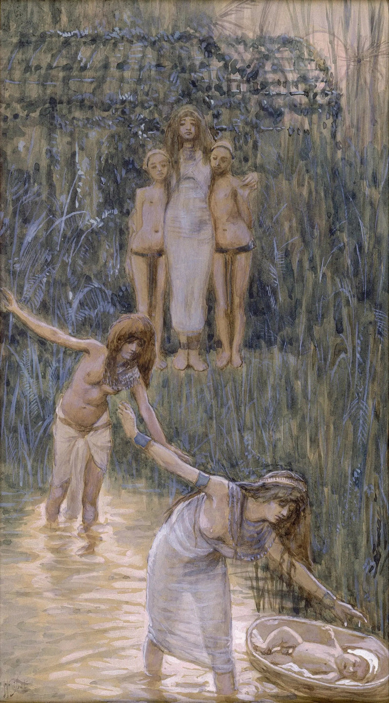 Firavun'un Kızı Musa'yı Çağırıyor - James Tissot