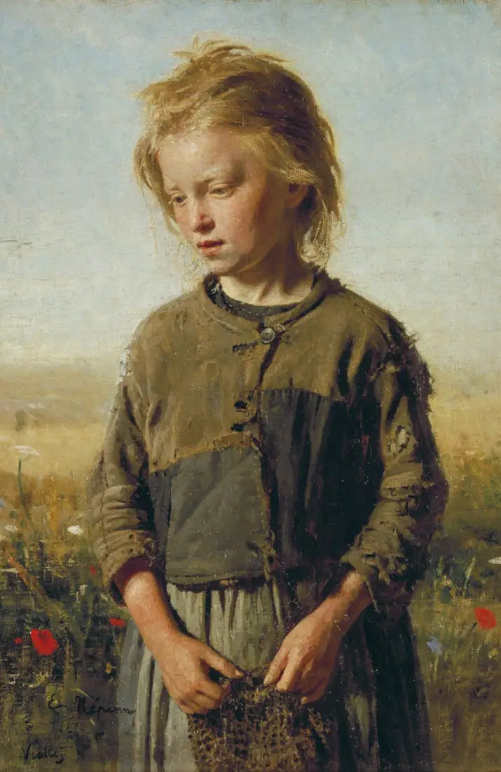 La Fille du pêcheur - Ilya Repin - Alpha Reproduction