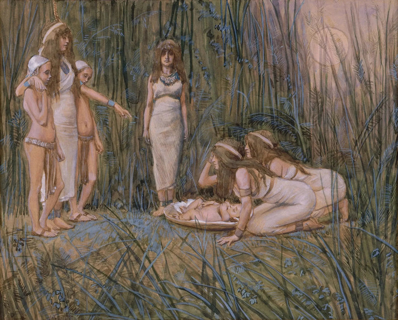 Firavun'un Kızı, Musa'nın Annesini Ağırlıyor - James Tissot