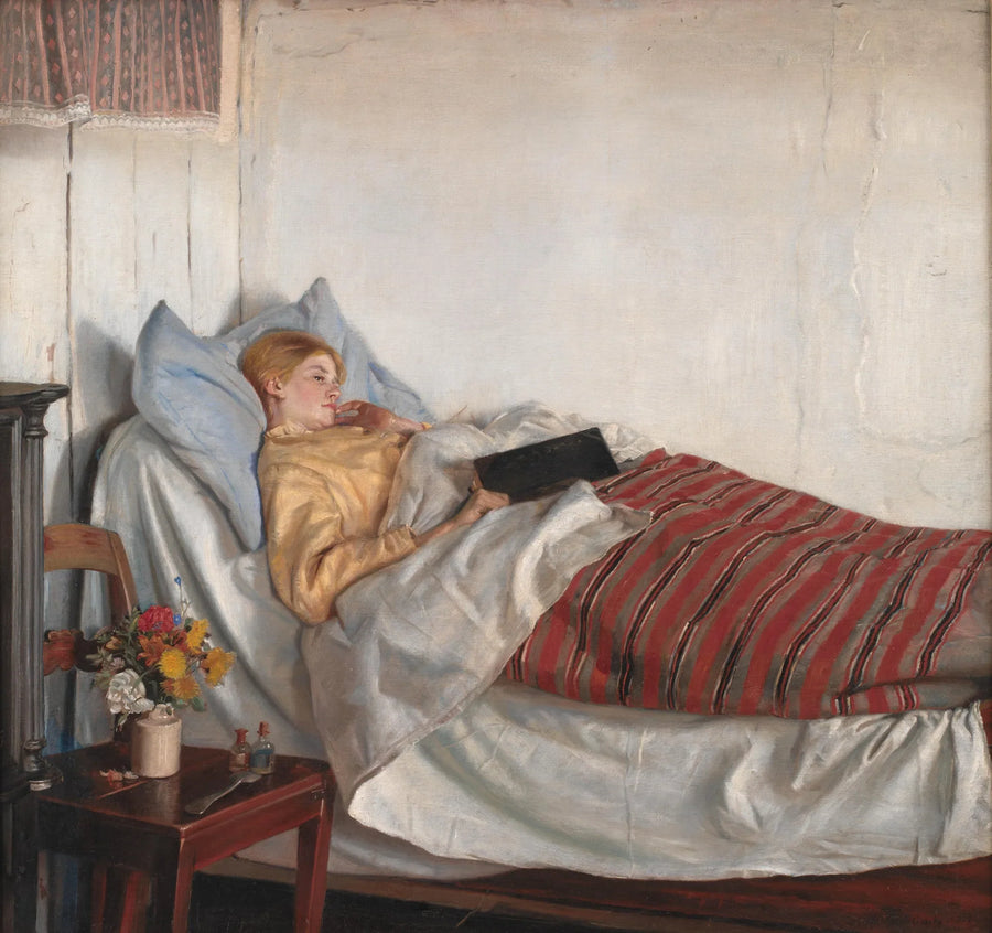 Hasta Kız - Michael Peter Ancher