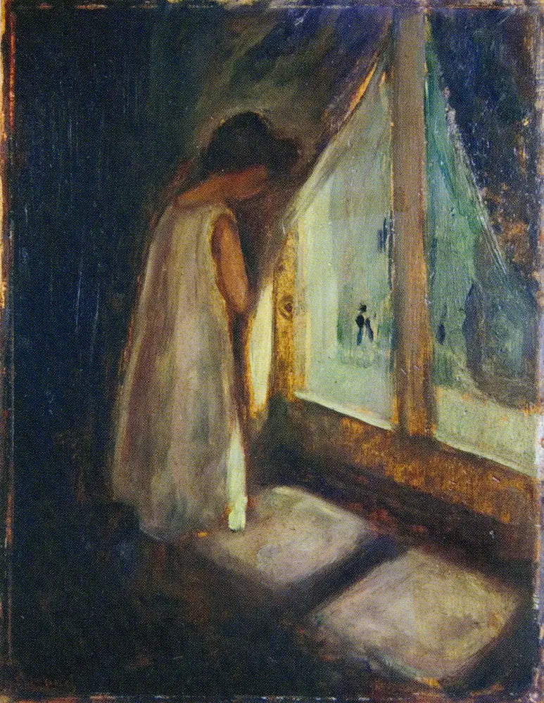 Penceredeki Kız - Edvard Munch