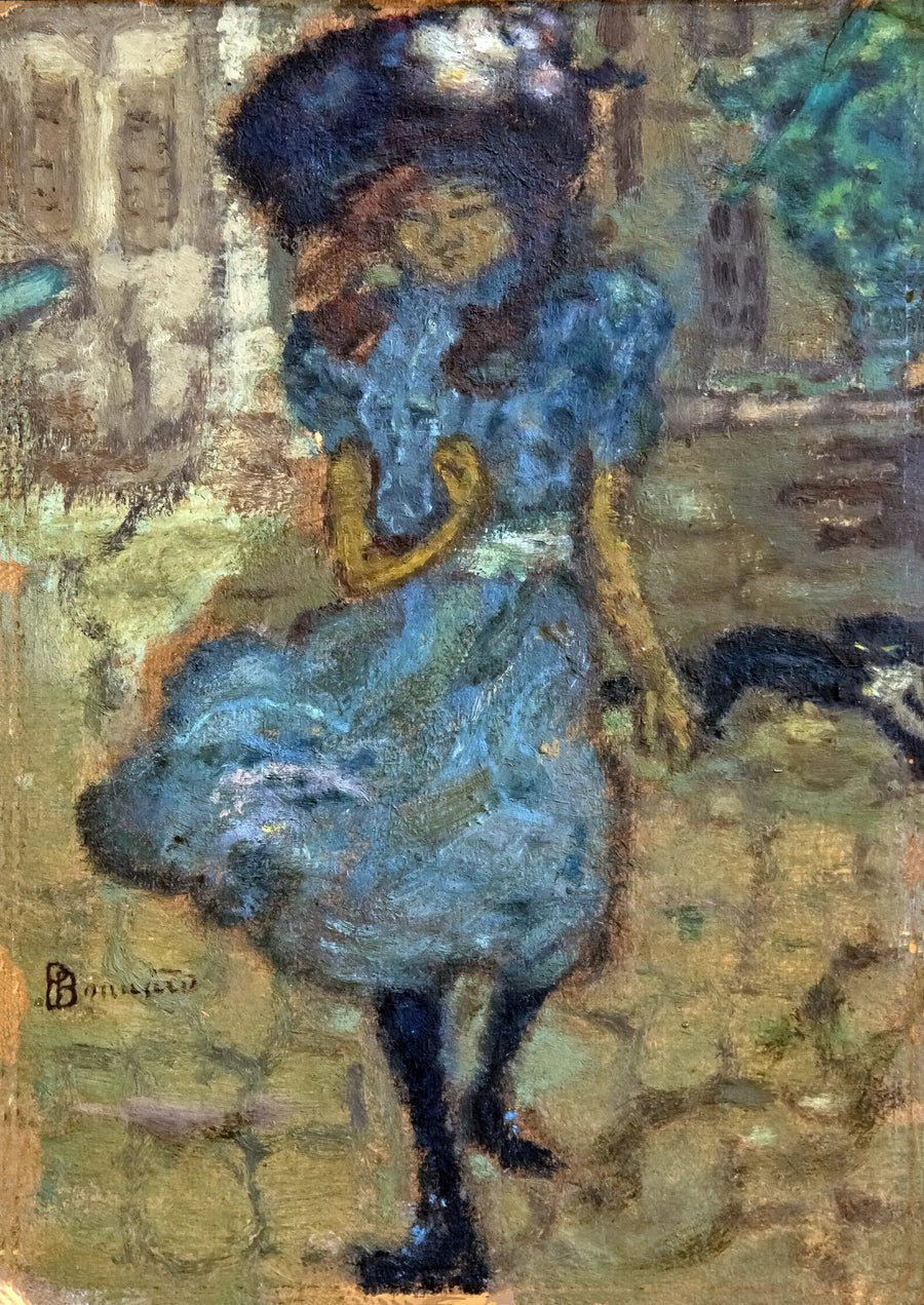 Kediyle Kız Çocuğu - Pierre Bonnard
