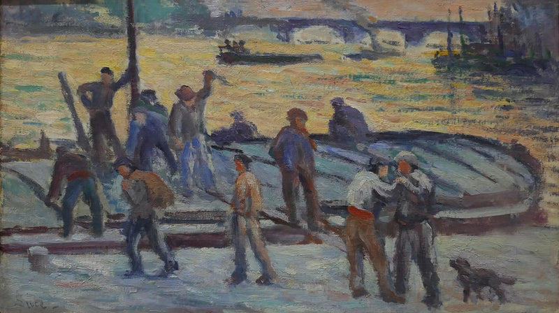 Günün Sonu. Çimento Tişörtleri - Maximilien Luce