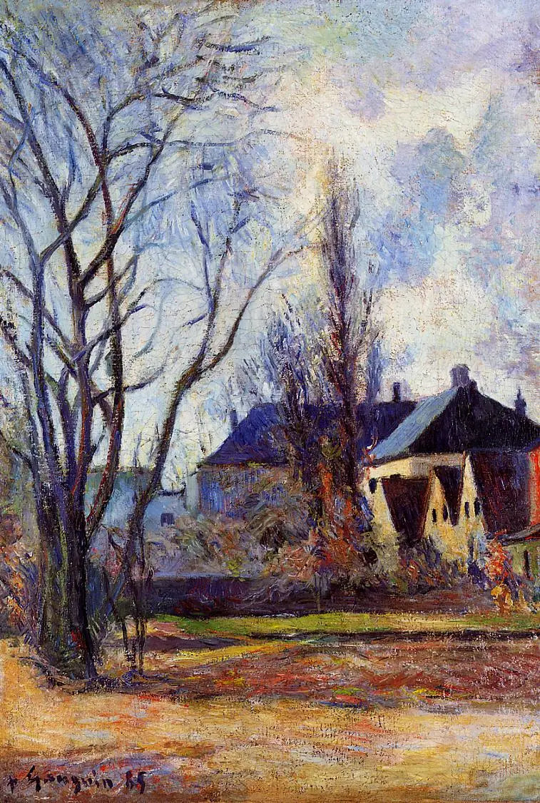 Kopenhag'da Kışın Sonu - Paul Gauguin