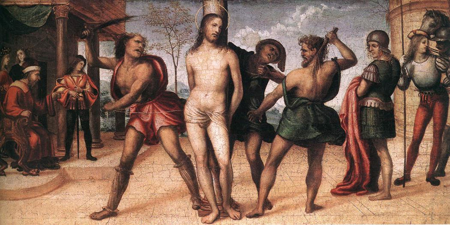 İsa'nın Kırbaçlanması - Il Sodoma (Giovanni Antonio Bazzi)