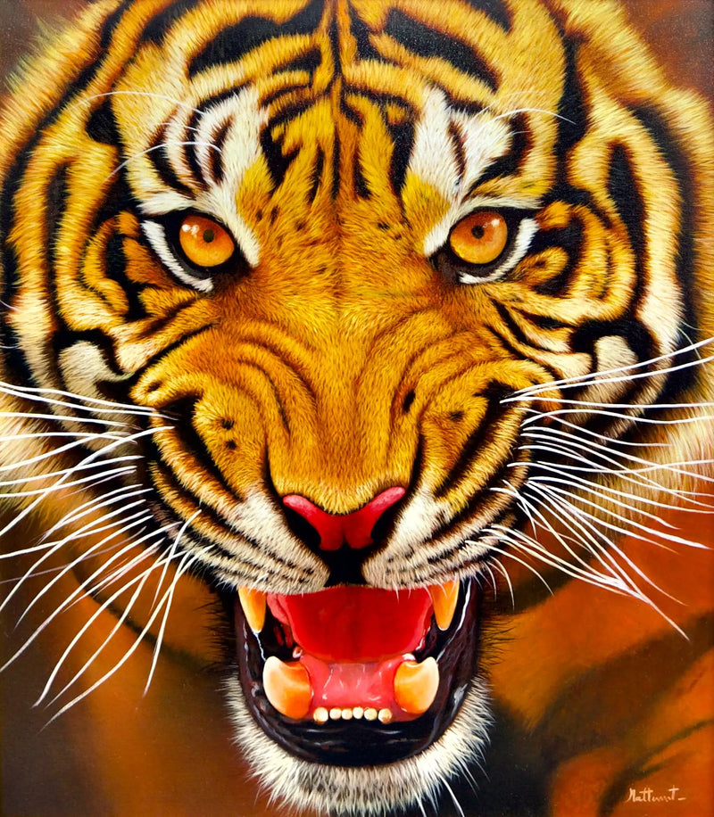 Kaplanın Gücü | 95x105 cm