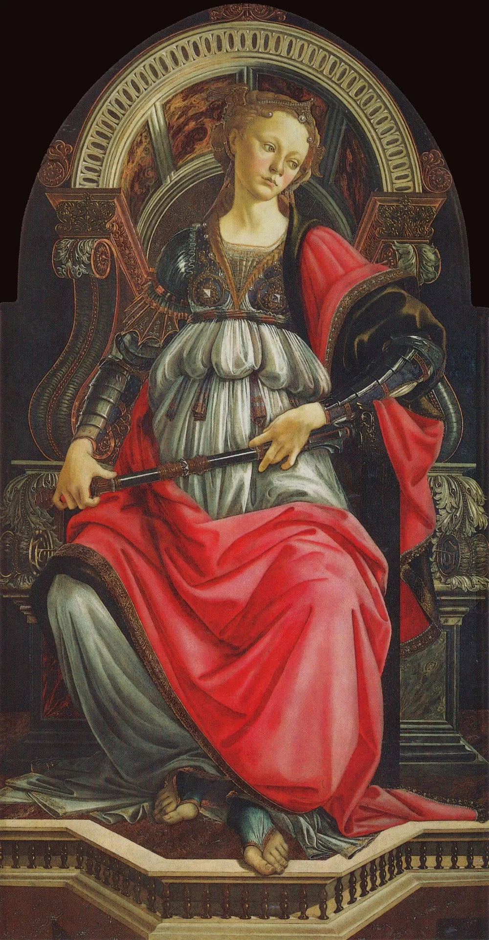 La Force - Sandro Botticelli image 1 reproduction artisanale de tableau
