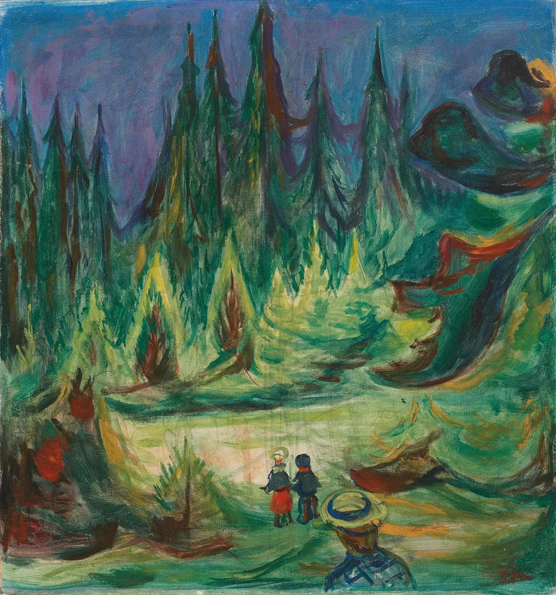 Büyülü Orman - Edvard Munch