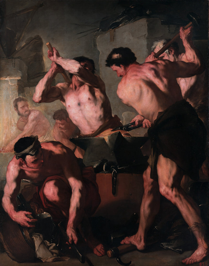 Vulcain'in Demiri - Luca Giordano