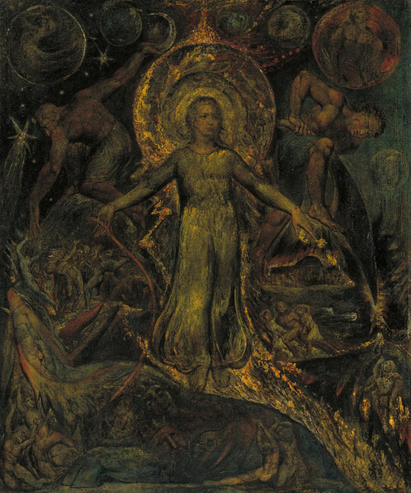 William Blake - Béhémoth'u Yönlendiren Pitt'in Ruhsal Formu