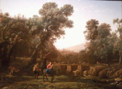 La Fuite en Égypte - Claude Lorrain - Alpha Reproduction