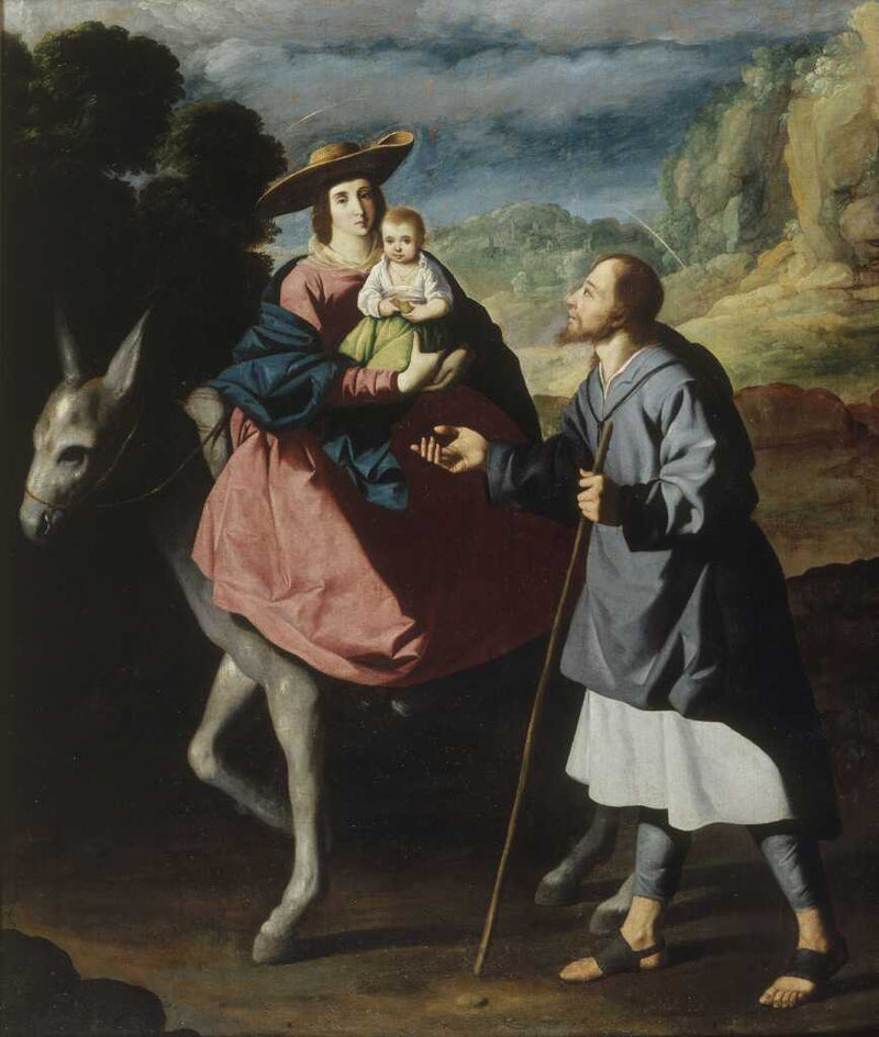Mısır'a Kaçış - Francisco de Zurbarán