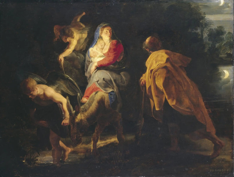 Mısır'a Kaçış - Peter Paul Rubens