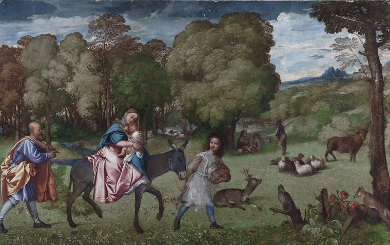 Mısır'a Kaçış - Titian
