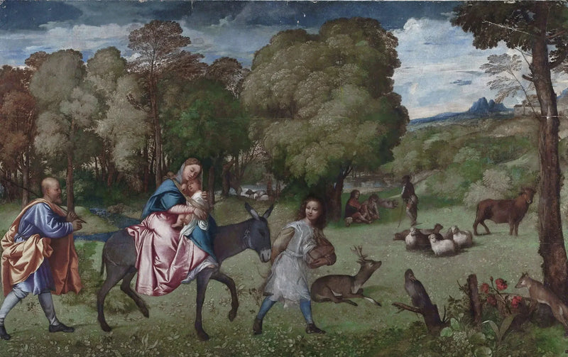 Mısır'a Kaçış - Titian