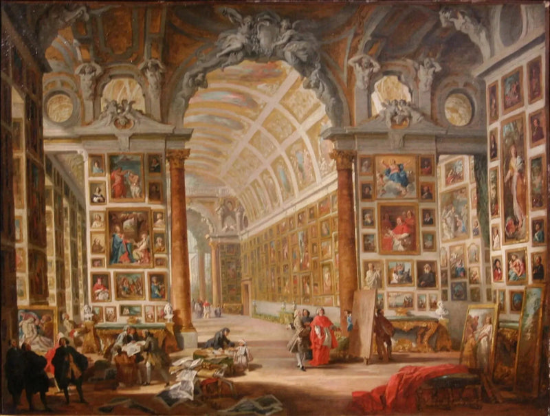 Silvio Valenti Gonzague Kardinal Galerisi - Giovanni Paolo Panini