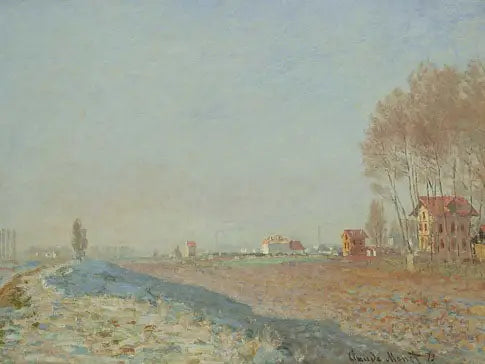 Colombes Düzlüklerindeki Buz - Claude Monet