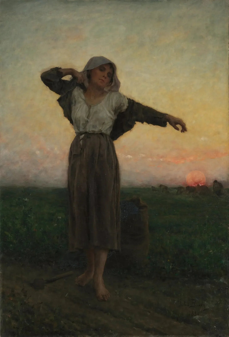 Yorgun Toplayıcı - Jules Breton