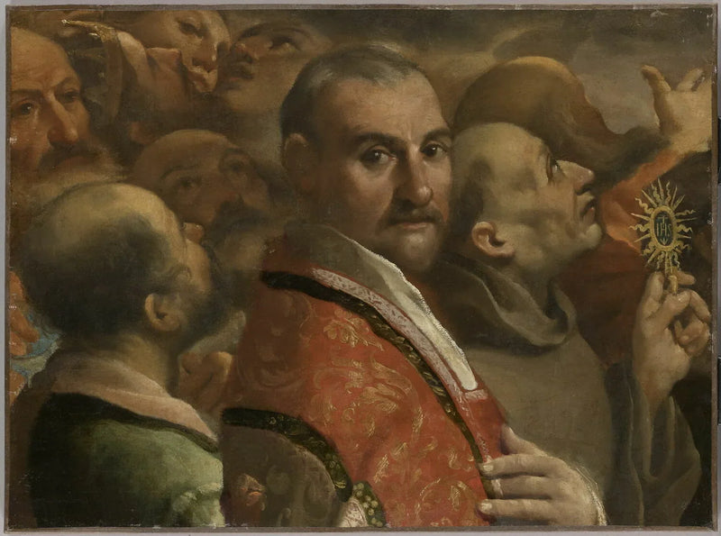 Tüm Azizlerin Zaferi. Parça - Guercino