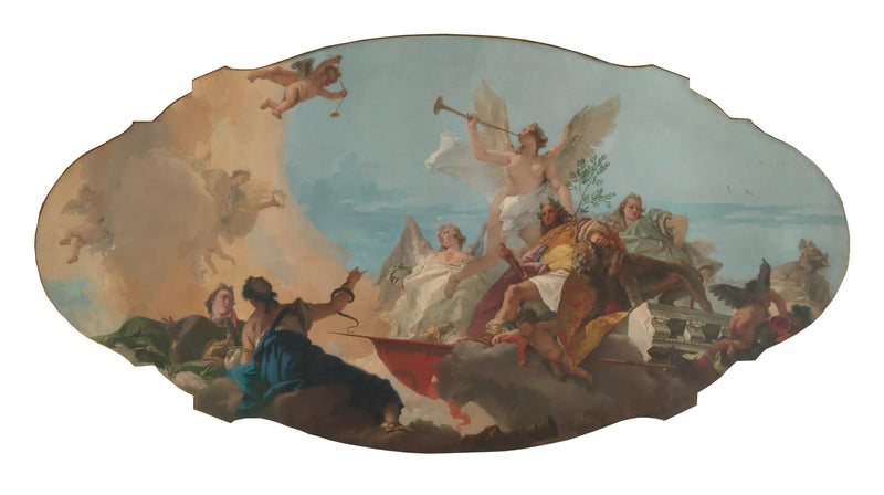 Barbaro Ailesinin Yüceltilmesi - Giovanni Battista Tiepolo