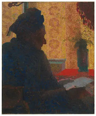 Michaud büyükanne karşıdan aydınlatmalı - Édouard Vuillard