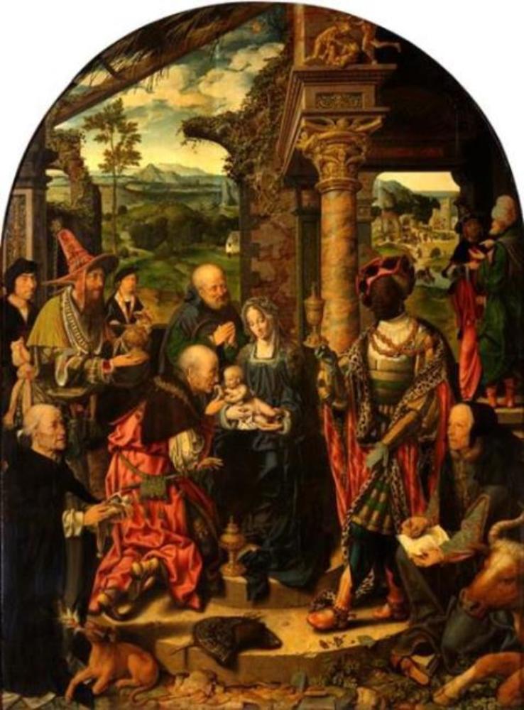 La grande Adoration des Rois - Joos van Cleve - Alpha Reproduction