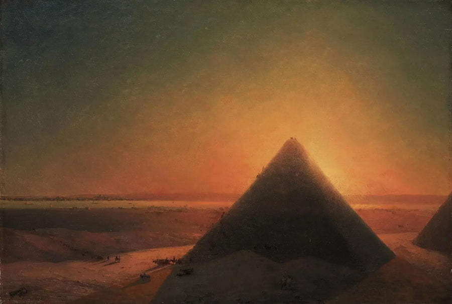 Gizeh Büyük Piramidi - Ivan Aïvazovski