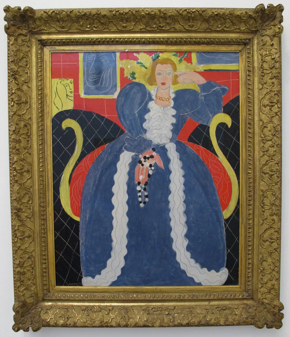 Reproduction du tableau « La Grande Roble bleue et Mimosas - Henri Matisse » par Alpha Reproduction en peinture à l’huile