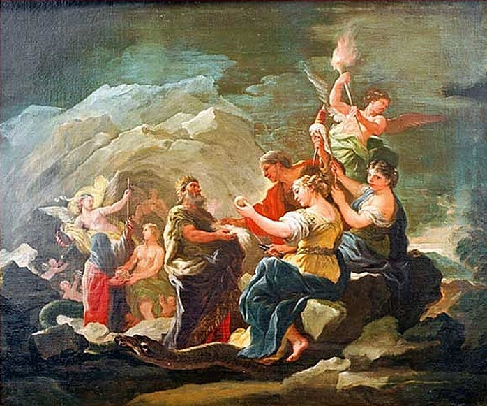 sonsuzluk mağarası - Luca Giordano