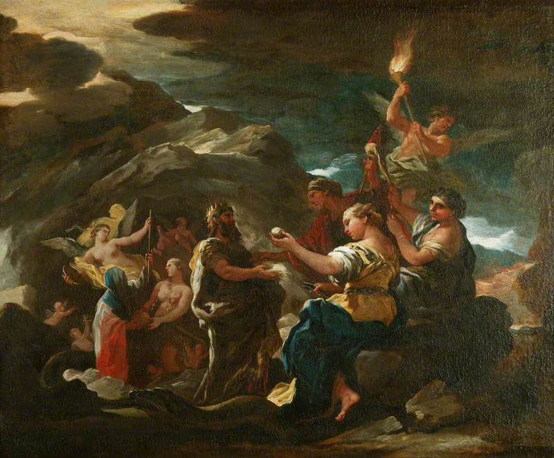 sonsuzluk mağarası - Luca Giordano