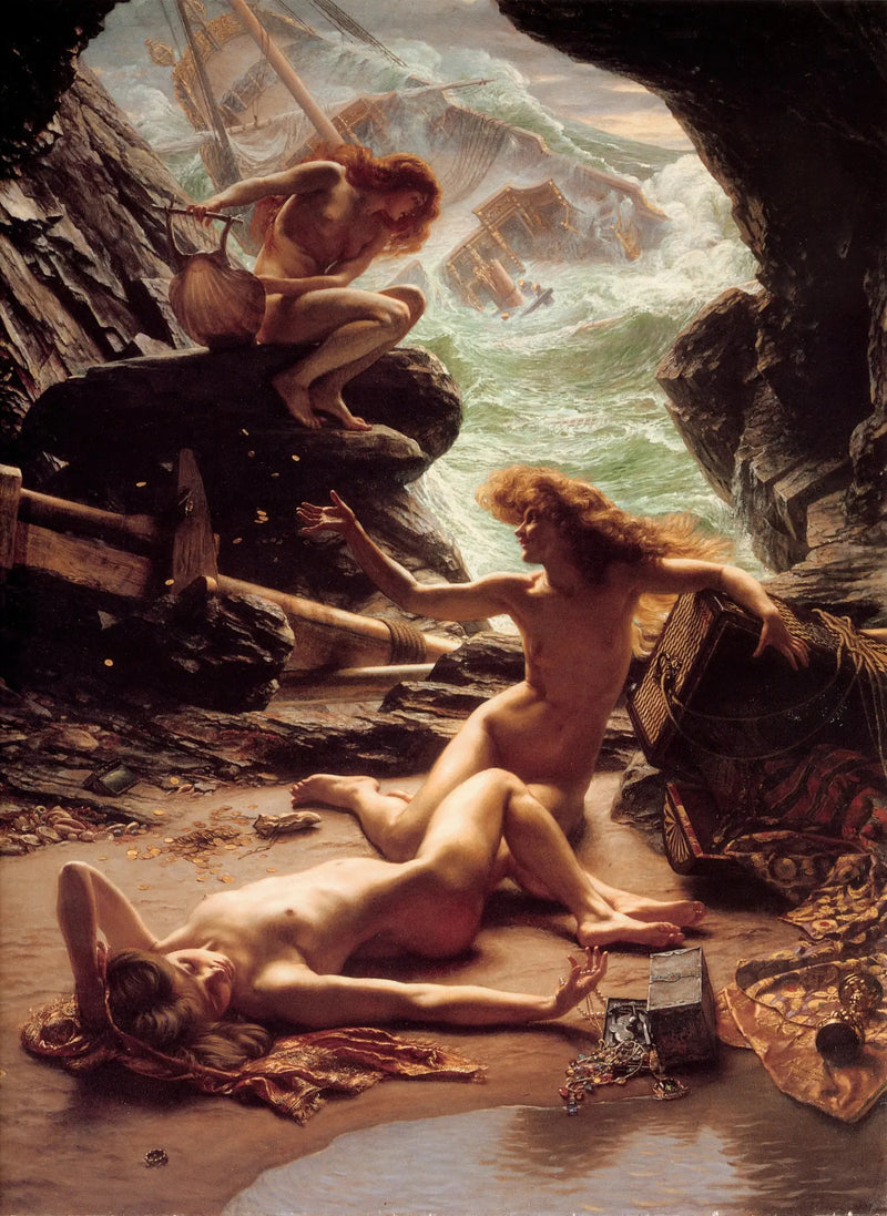 Fırtına Nymfeleri Mağarası - Edward Poynter