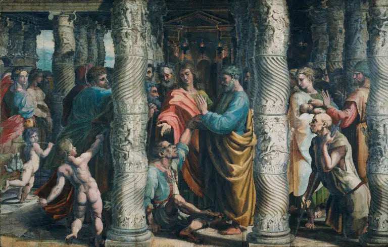 Topal Adamın İyileşmesi - Raphael Sanzio