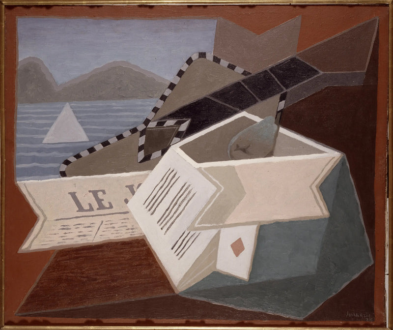 Deniz Önünde Gitar - Juan Gris