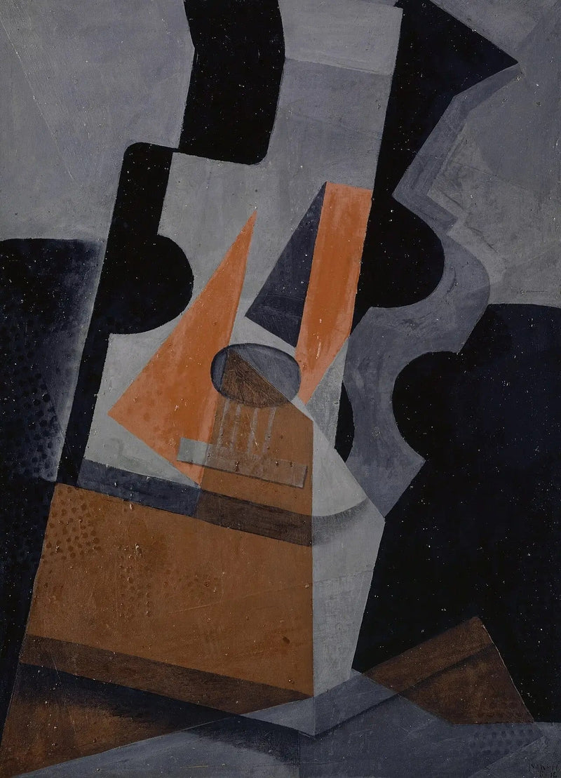 Gitar (Gitarla Ölüm Tablosu) - Juan Gris