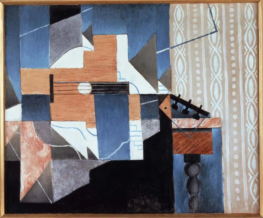 Masanın üzerindeki gitar - Juan Gris