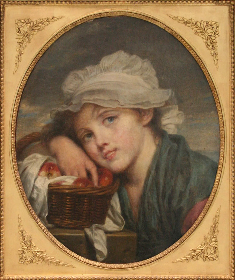 Genç Kız Sepetle - Jean-Baptiste Greuze