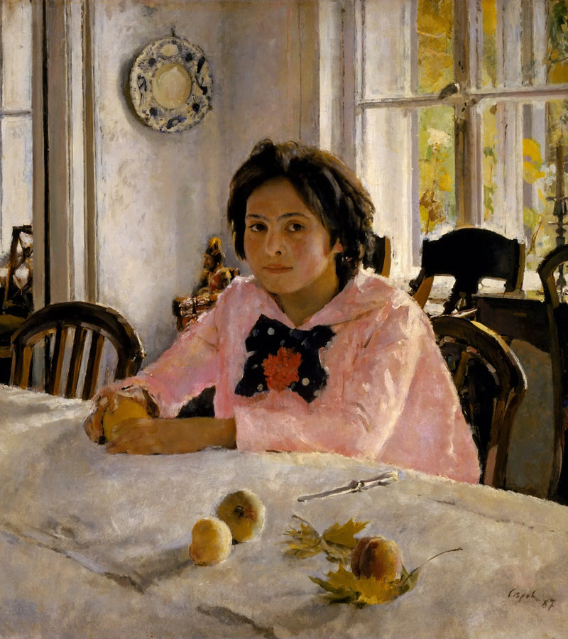 La Jeune Fille aux pêches - Valentin Serov