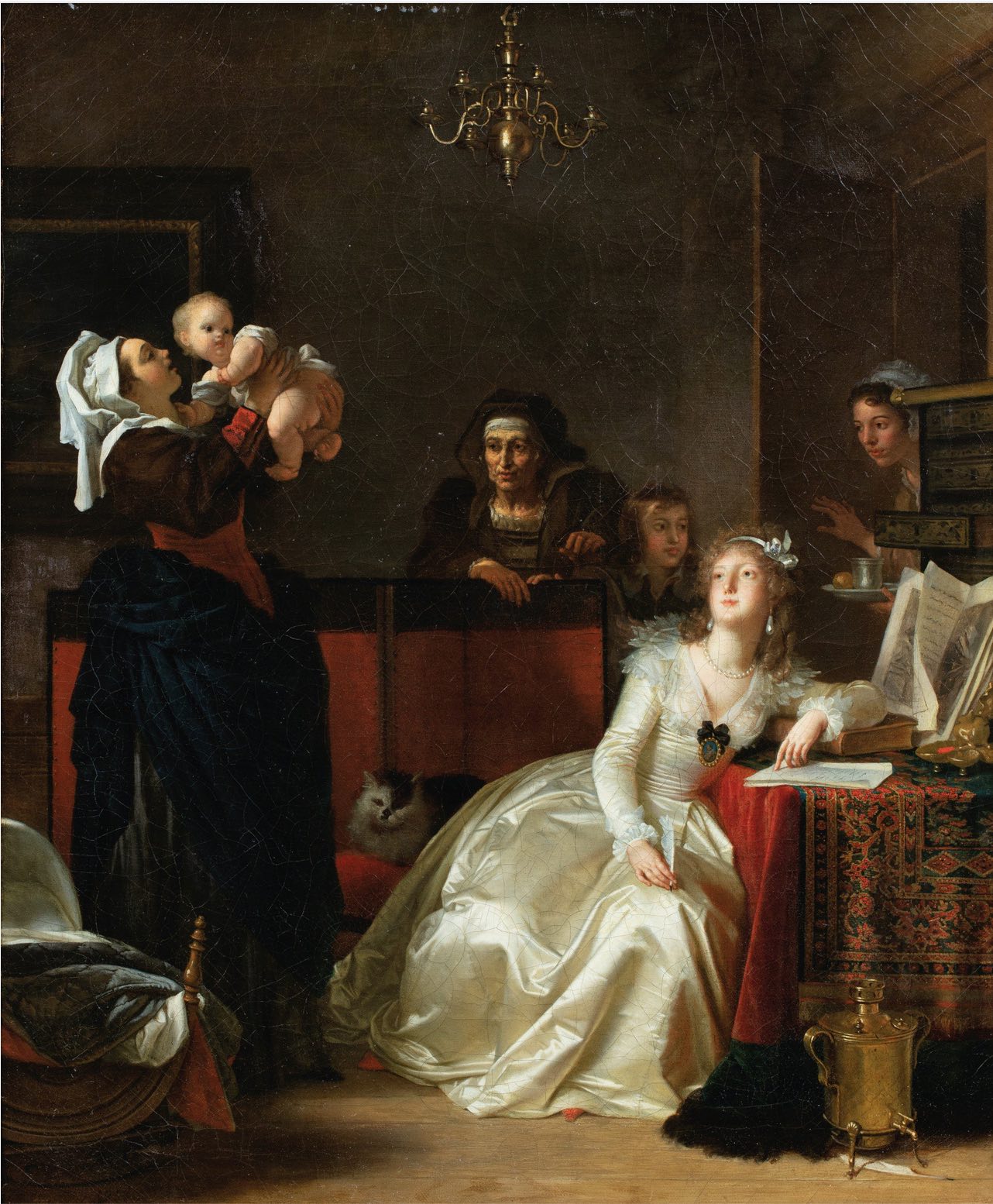 La Jeune mère érudite - Jean-Honoré Fragonard