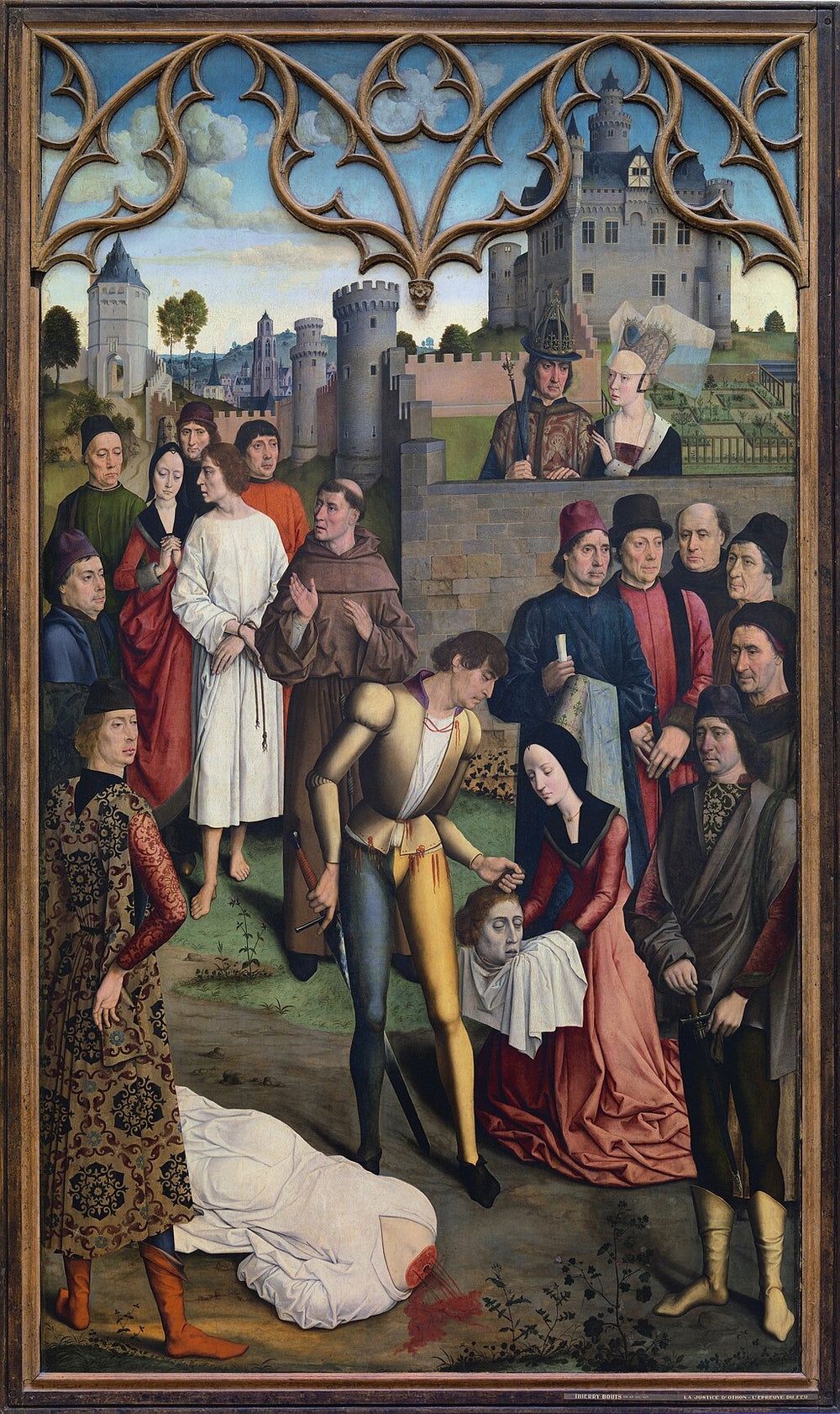La justice de l’empereur Otton III: la décapitation de l’innocent - Dirk Bouts - Alpha Reproduction