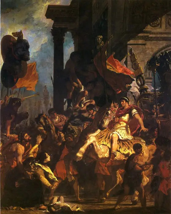 Trajan'ın Adaleti - Eugène Delacroix